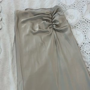 ZARA Satin Skirt